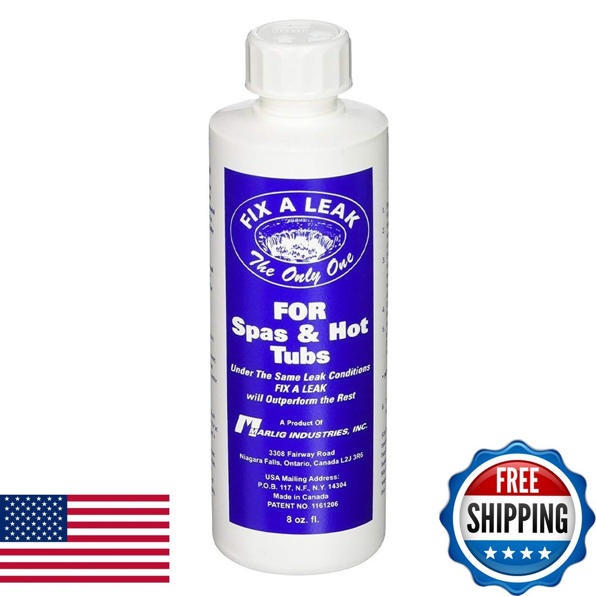 Marlig Industries Fix A Leak Pool Leak Sealer - 8 Oz Marlig Industries Fix A Leak Pool Leak Sealer - 8 Oz