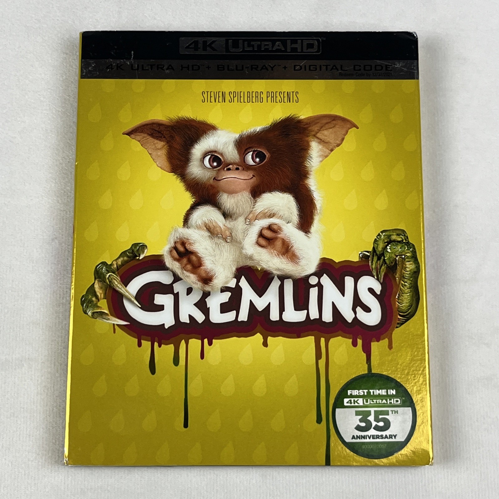 GREMLINS 4K ULTRA HD BLU RAY 2 DISC SET EXCELLENT