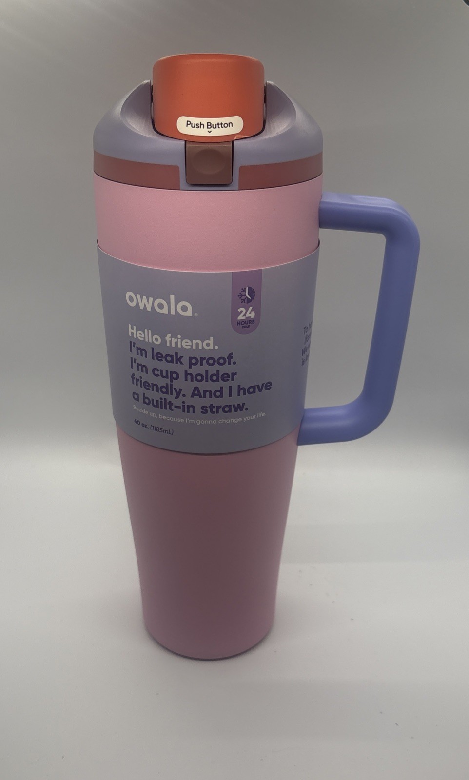 Owala 40oz FreeSip Stainless Steel Tumbler - RARE COLOR - Kickflip GREAT FIND 🔥 Owala 40oz FreeSip Stainless Steel Tumbler - RARE COLOR - Kickflip GREAT FIND 🔥