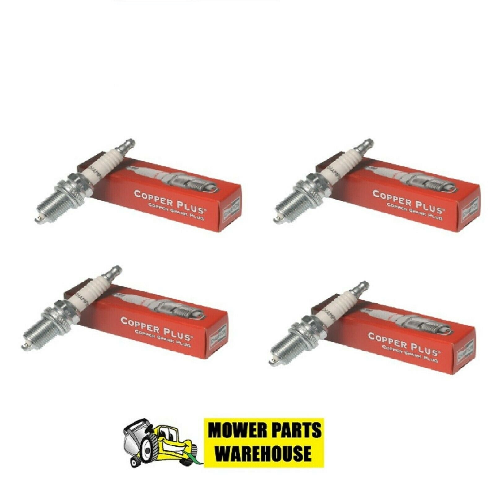 4 GENUINE CHAMPION SPARK PLUGS RC12YC 71G 491055 SMALL ENGINE K4RTC3 COPPER PLUS