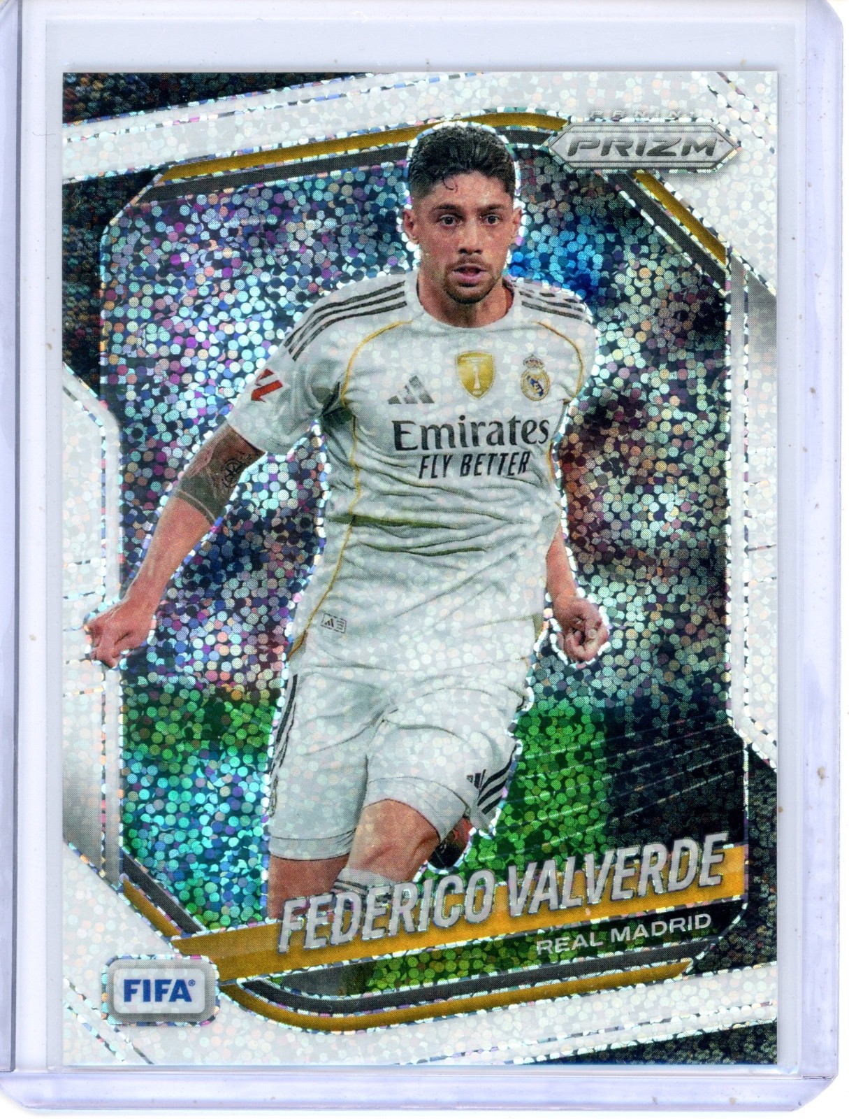 2025-26 Panini Prizm FIFA Federico Valverde 185 White Sparkle Real Madrid 2025-26 Panini Prizm FIFA Federico Valverde 185 White Sparkle Real Madrid