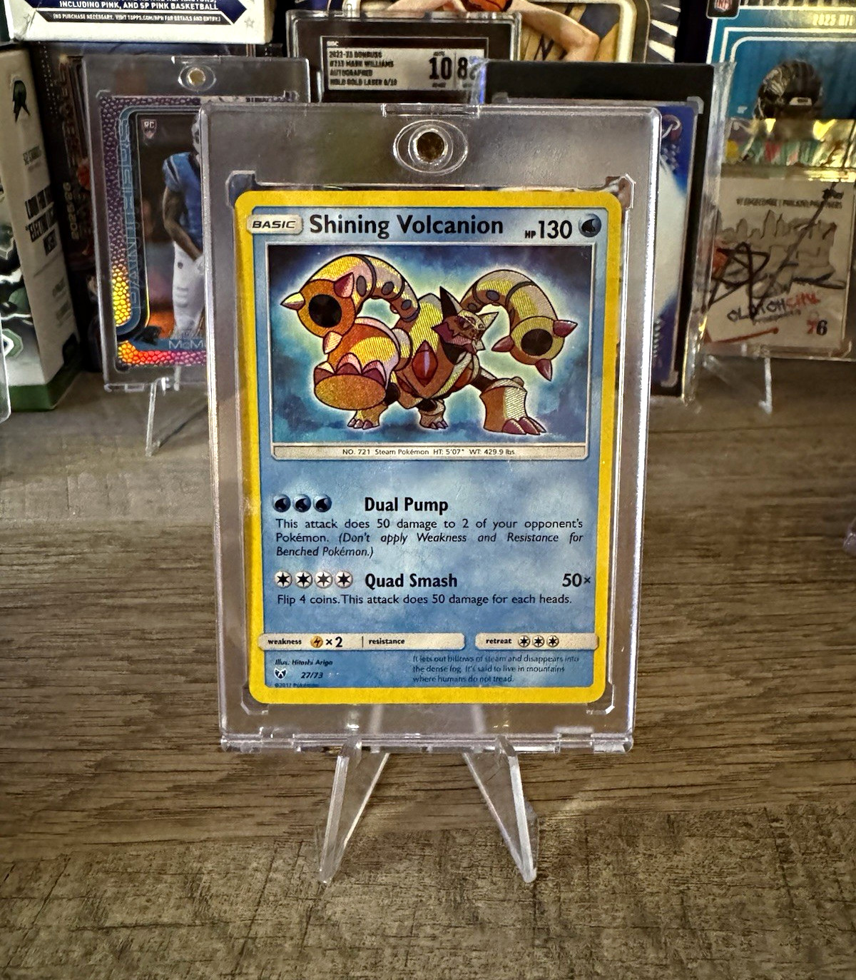 The Pokémon Company Shining Volcanion 27/73 Shining Legends Shiny Holo Rare EN The Pokémon Company Shining Volcanion 27/73 Shining Legends Shiny Holo Rare EN