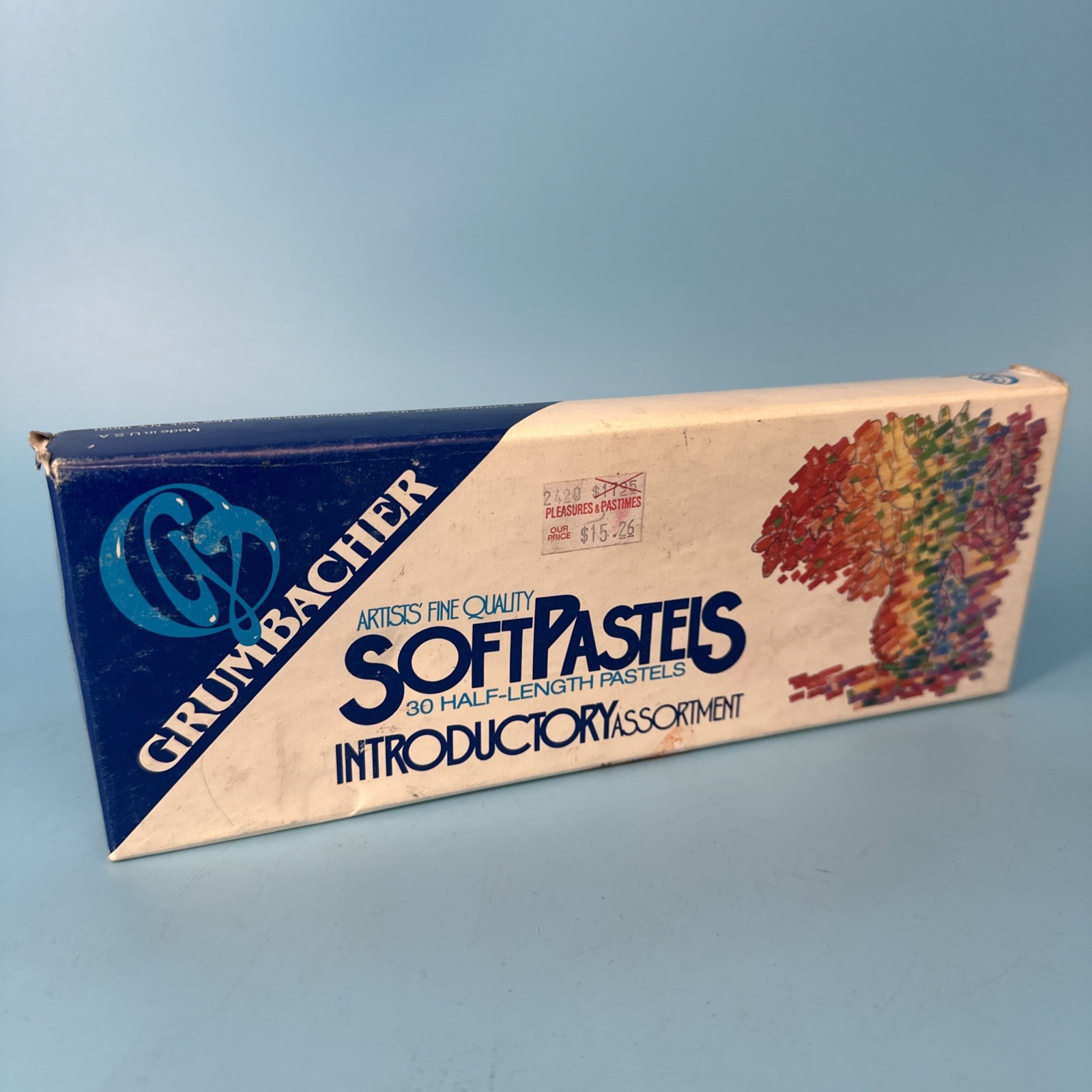 Vintage Grumbacher 30 Soft Landscape Pastels Complete Introductory Assortment Vintage Grumbacher 30 Soft Landscape Pastels Complete Introductory Assortment