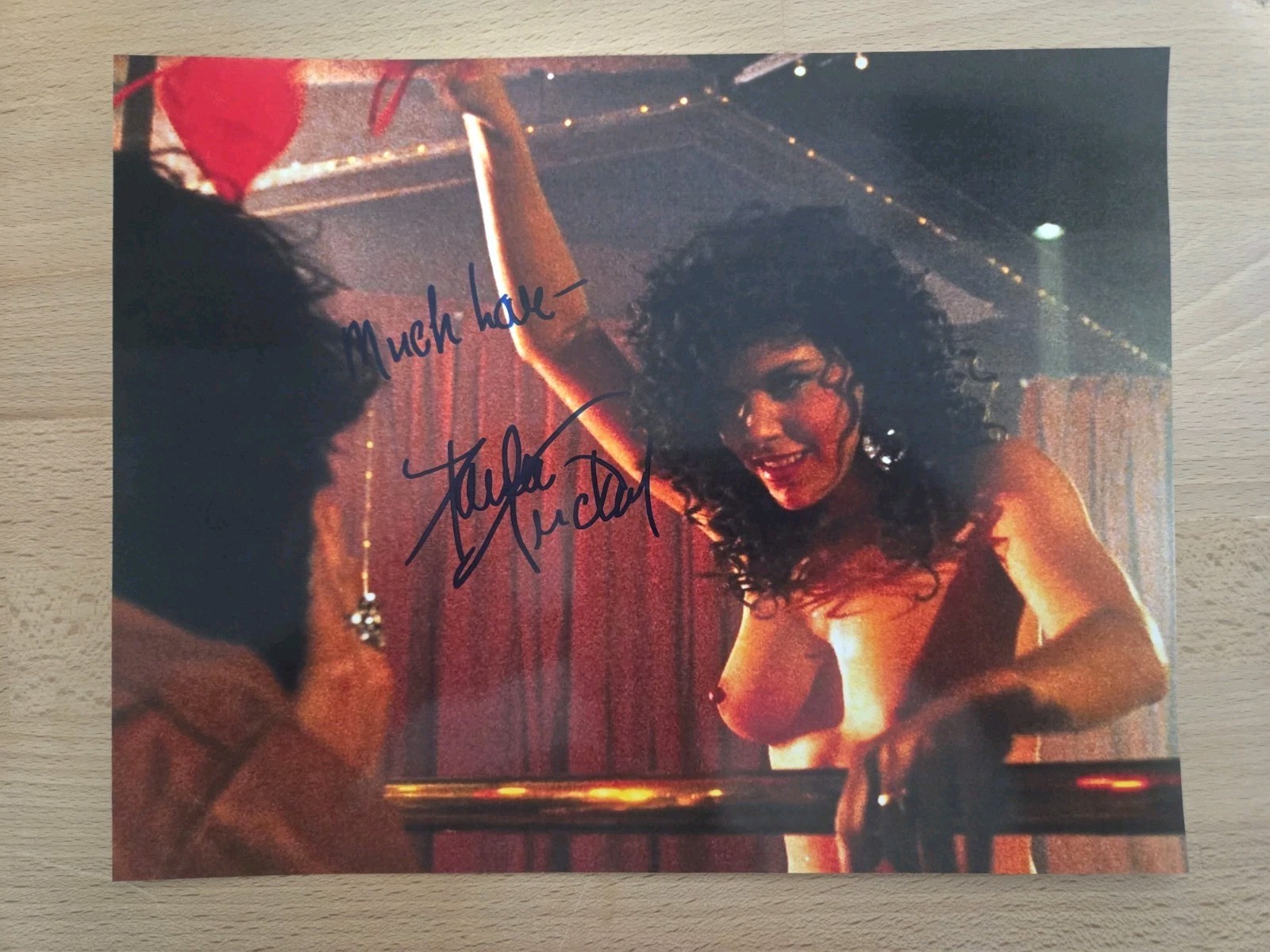 Paula Tricky Signed 8.5 By 11 Maniac Cop 2