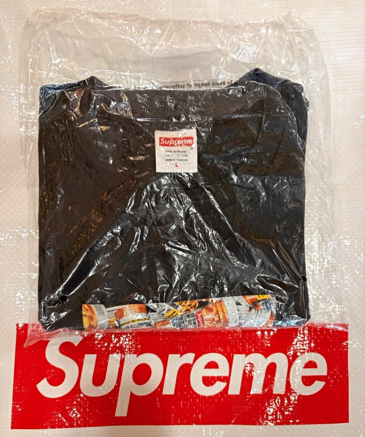 Supreme Pills Tee “Black” Size Large FW26 Week 8 Supreme Pills Tee “Black” Size Large FW26 Week 8