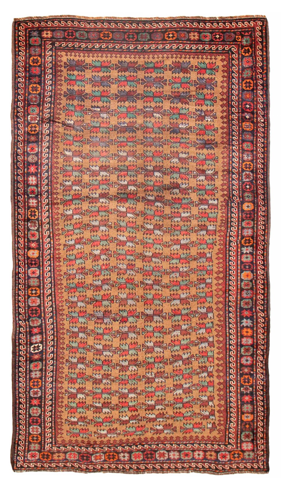 Traditional Vintage Hand-Knotted Area Rug 5\'2\