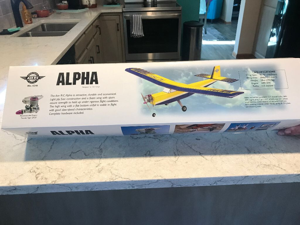 Ace Simple Series Alpha RC Airplane - Kit Version
