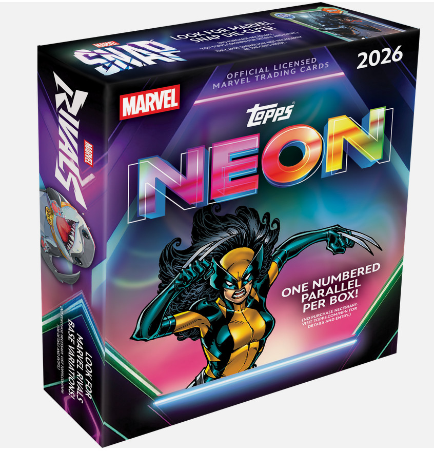 2026 Topps Neon Marvel Mega Box - Brand New Sealed - PRESALE 2026 Topps Neon Marvel Mega Box - Brand New Sealed - PRESALE