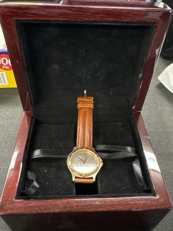 Vintage AT&T 38 Years Service Award Watch Wood Box Included - CLEANED + POLISHED