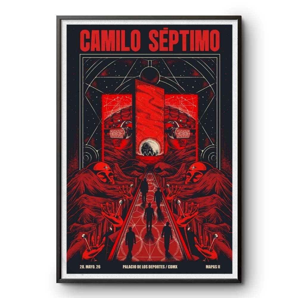 Camilo Septimo Poster 2026 Palacio De Los Deportes CDMX Mexico Concert Gig