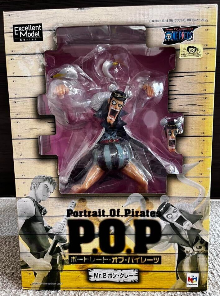 Unopened Megahouse Portrait.Of.Pirates One Piece Series Neo Mr.2 Bon Klee Clay