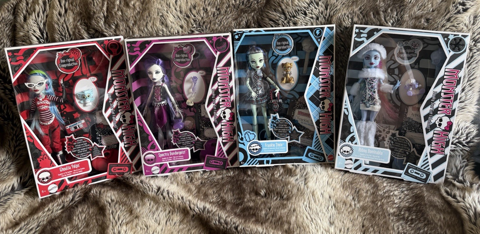 Mattel Monster High Creeproduction Dolls - Set Of 4 New In Box 