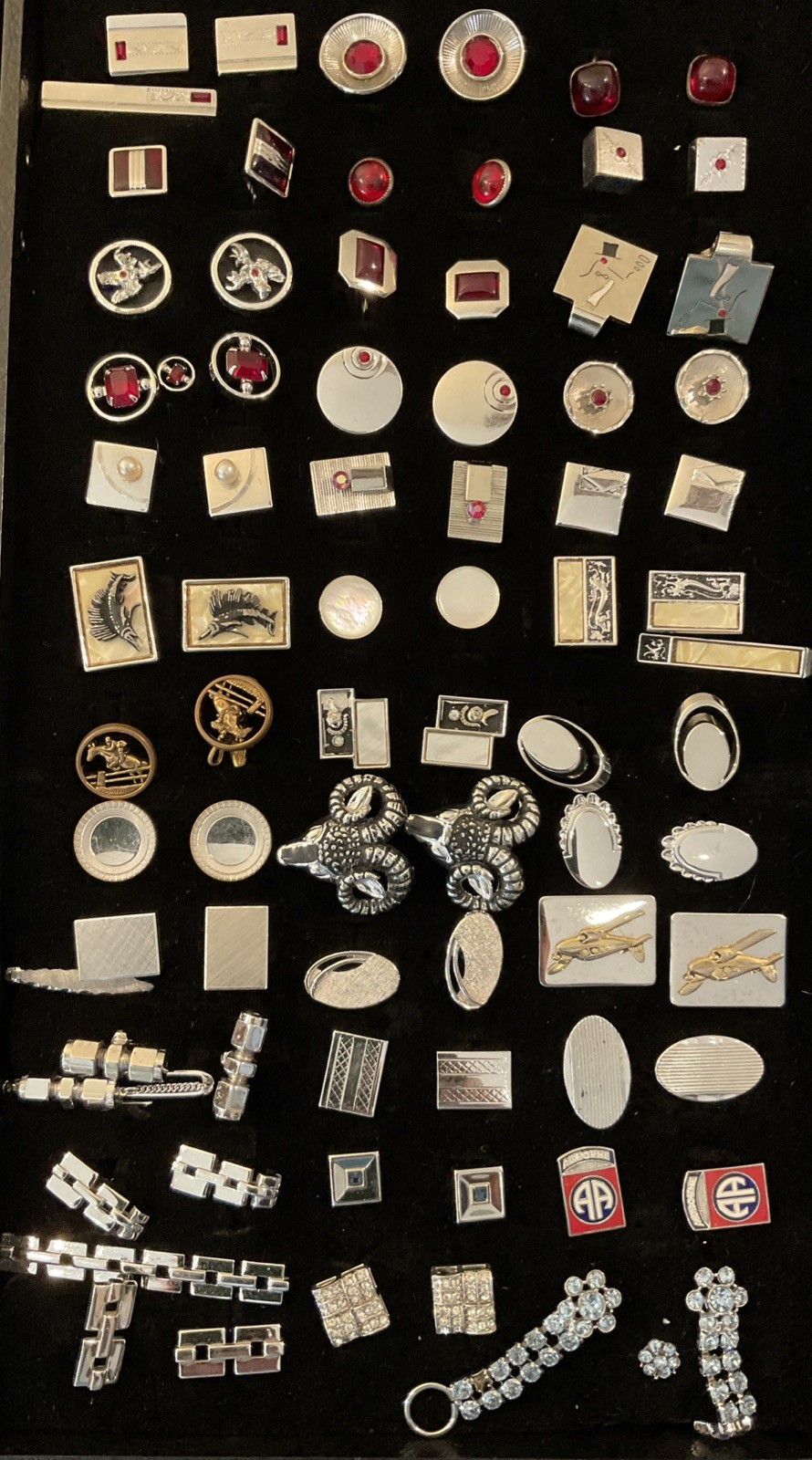 Huge Lot Of Vintage Antique Mens Shirt Cufflinks Tie Tack Bar Pin Huge Lot Of Vintage Antique Mens Shirt Cufflinks Tie Tack Bar Pin