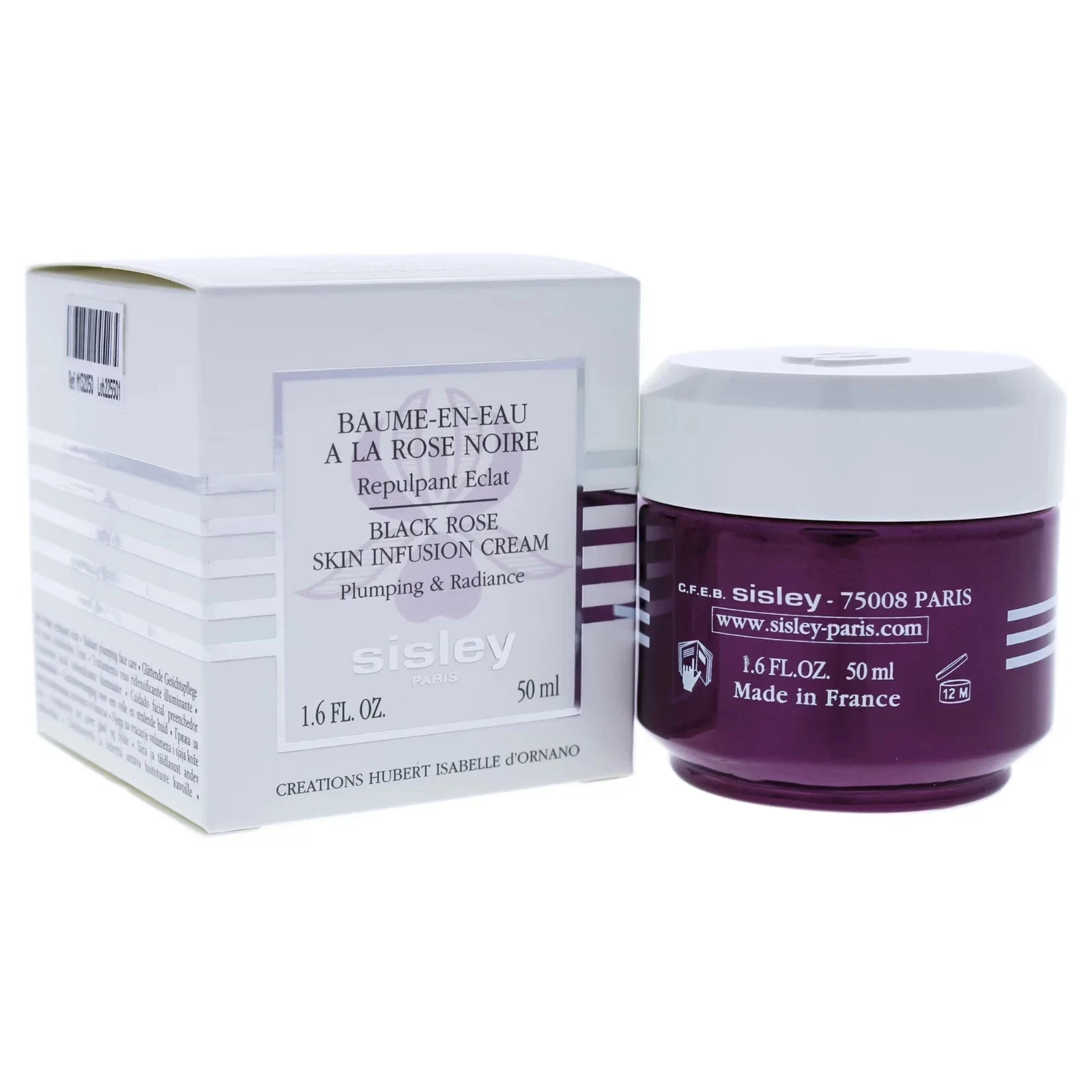 Sisley Paris Black Rose Skin Infusion Cream 1.6 oz 50ml Baume En Eau NEW