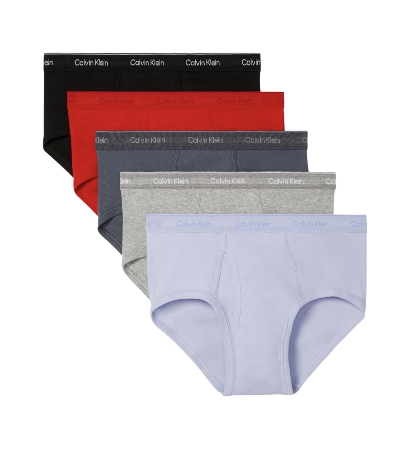 NWT. Calvin Klein. 5 Pack. 100% Cotton Classic Briefs. Multicolor. MRSP. $69.50 NWT. Calvin Klein. 5 Pack. 100% Cotton Classic Briefs. Multicolor. MRSP. $69.50