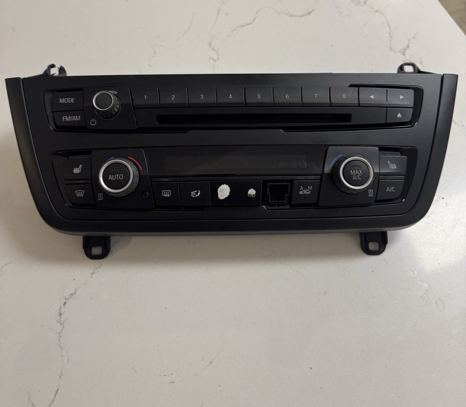 12-18 BMW 328i 335i F30 Dash Radio CD AC Heater Climate Control Switch Panel704