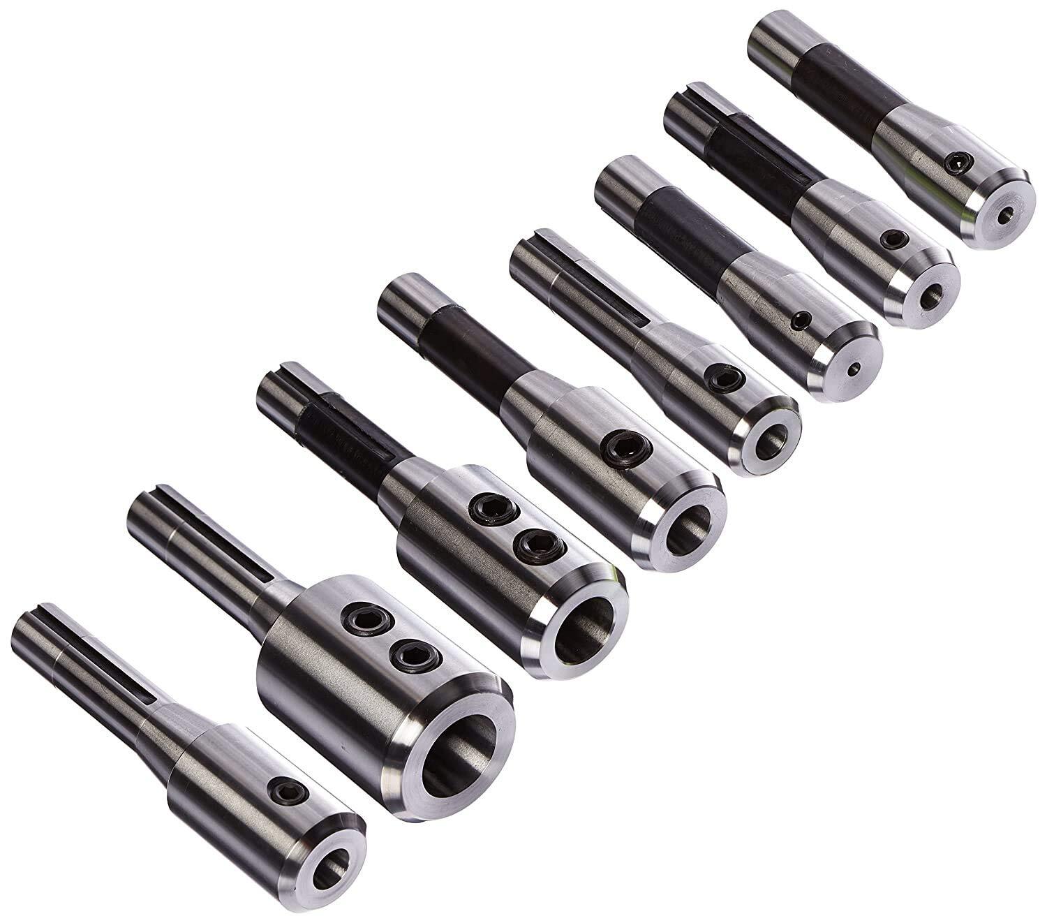 8 PCS Precision R8 End Mill Tool Holder Set for Milling Machine 202-5310