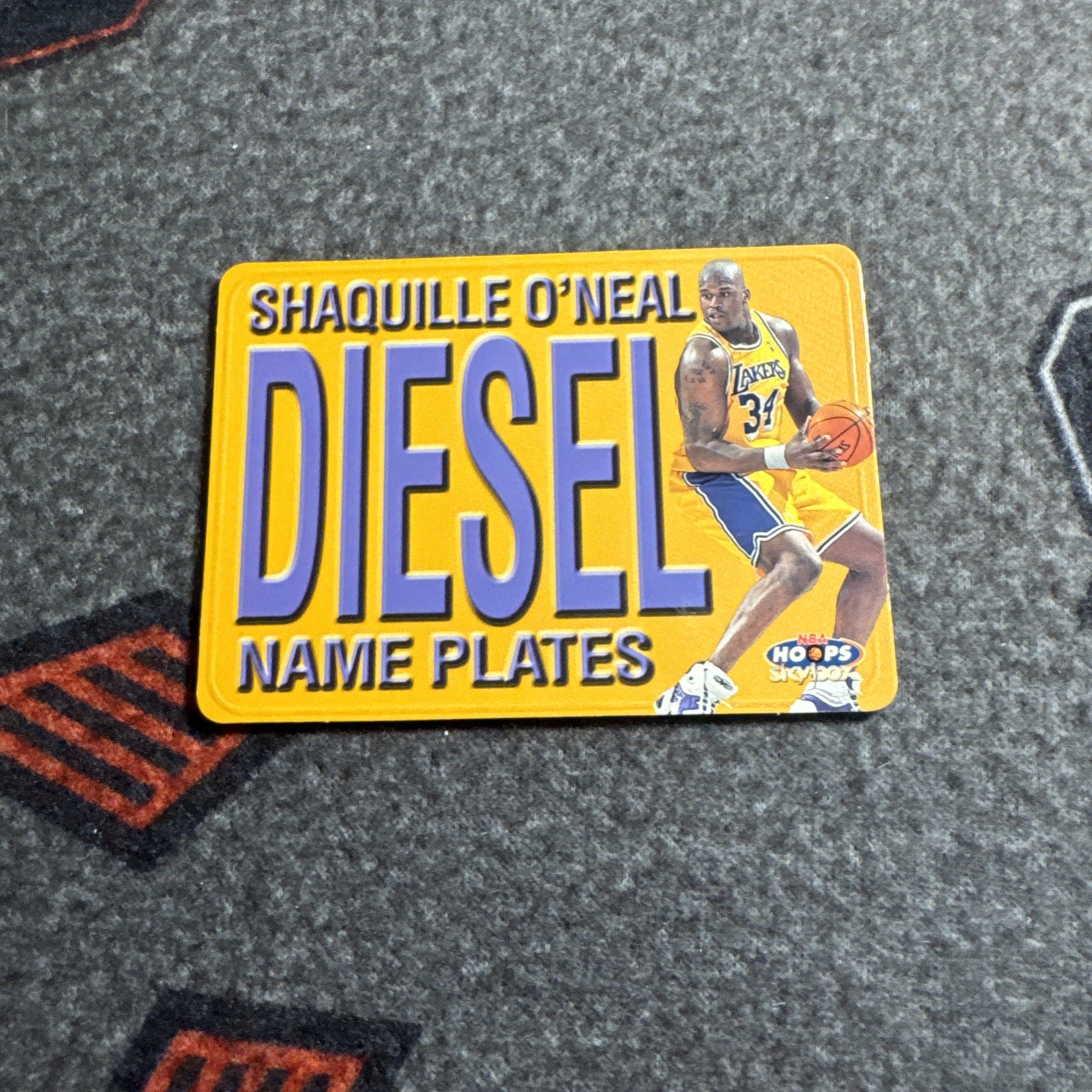 1999-00 Skybox NBA Hoops - Name Plates Shaquille O'Neal #10 NP 1999-00 Skybox NBA Hoops - Name Plates Shaquille O'Neal #10 NP