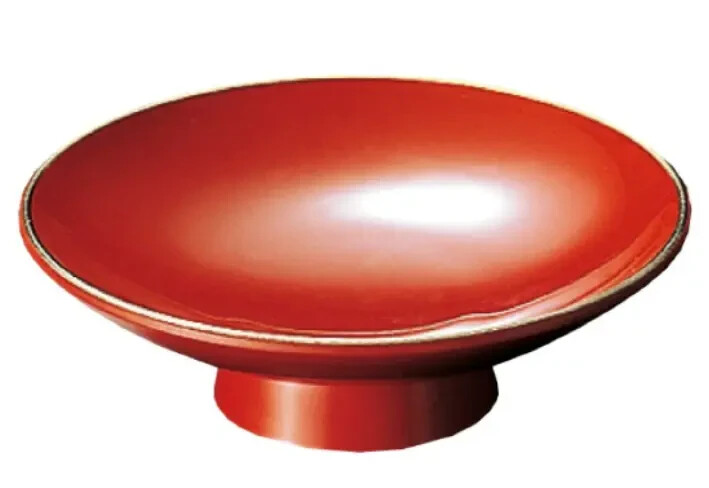 Sakazuki Japanese Sake Cup Traditional Vermilion Ancient Lacquer Style Gold Edge Sakazuki Japanese Sake Cup Traditional Vermilion Ancient Lacquer Style Gold Edge
