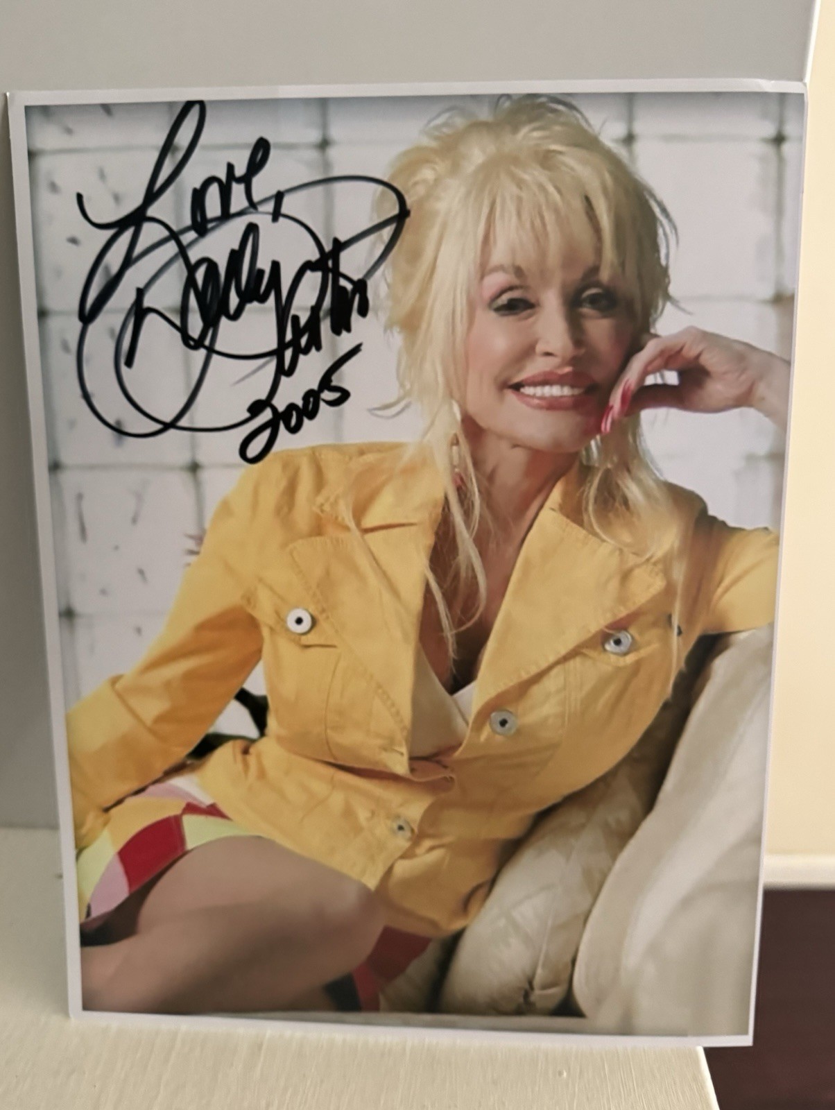 Dolly Parton Signed Original Music Photograph Autographed 2005