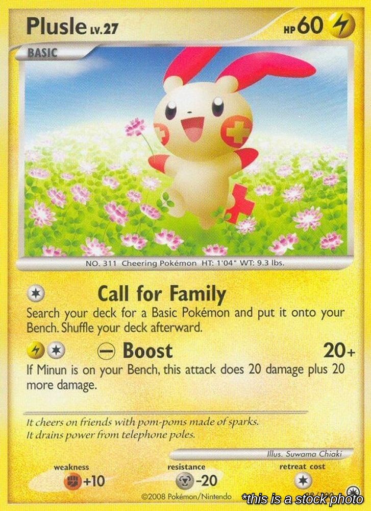 Plusle 28/100 MD Pokemon HP