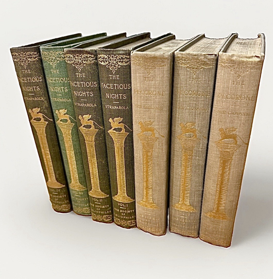 Giovanni Francesco Straparola / Facetious Nights of Straparola 1898—RARE