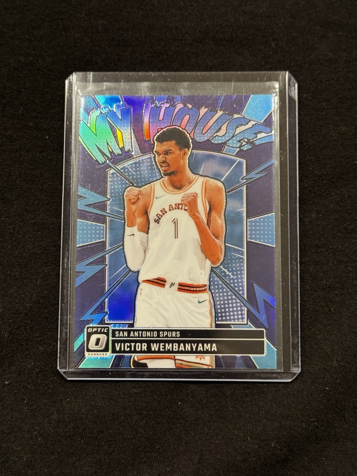 2024-25 Panini Donruss Optic - My House - Victor Wembanyama #19 - Purple Prizm 2024-25 Panini Donruss Optic - My House - Victor Wembanyama #19 - Purple Prizm