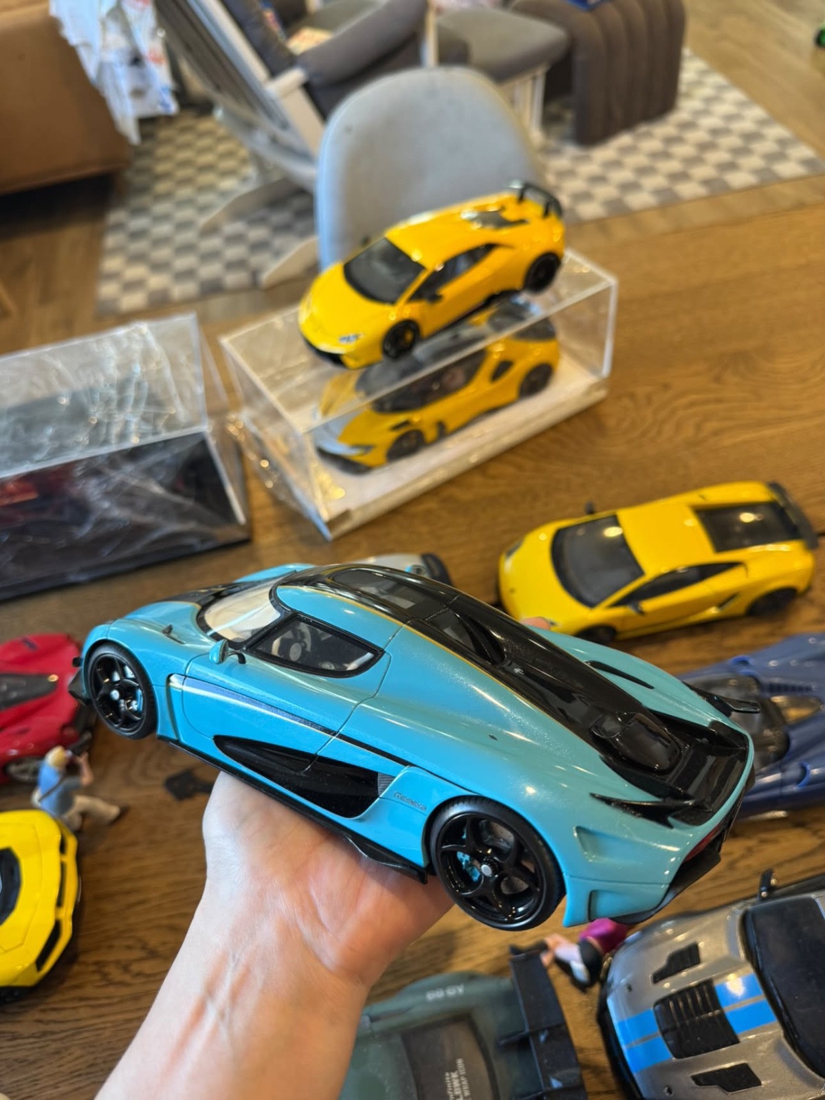 Koenigsegg Regera Baby Blue GT Spirit 1:18 No box (100$)