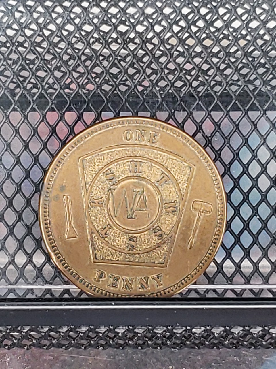 Masonic Token Seymour Chapter 85 R.a.m 1872 Penny