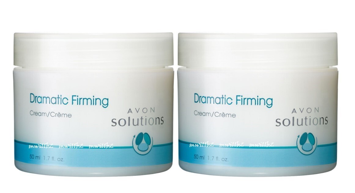 Lot of 2 - Avon Solutions DRAMATIC FIRMING Cream 1.7oz Fresh Short Supply
