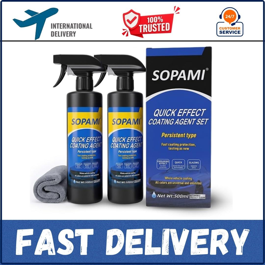 Sopami Ceramic Paint Sealant, Car Coating Spray 16.91 Fl Oz (Pack of 2) Sopami Ceramic Paint Sealant, Car Coating Spray 16.91 Fl Oz (Pack of 2)