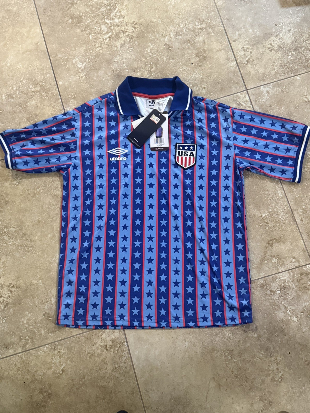 USA Soccer Team Umbro Kids Jersey Limited Release 2026 NWT Youth S 6/7 XL 14/16 USA Soccer Team Umbro Kids Jersey Limited Release 2026 NWT Youth S 6/7 XL 14/16