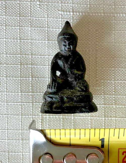 VINTAGE Phra Kring Medicine Buddha Talisman Thai Amulet Sacred Power