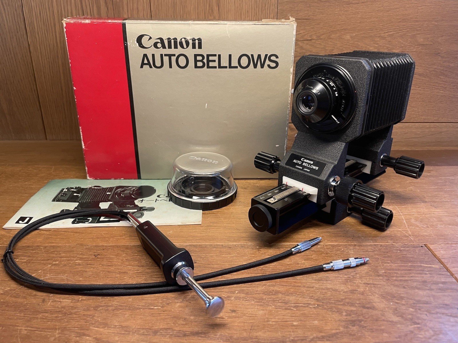 *Mint in Box* Canon Macro Photo Lens 35mm F/2.8 & Auto Bellows From Japan