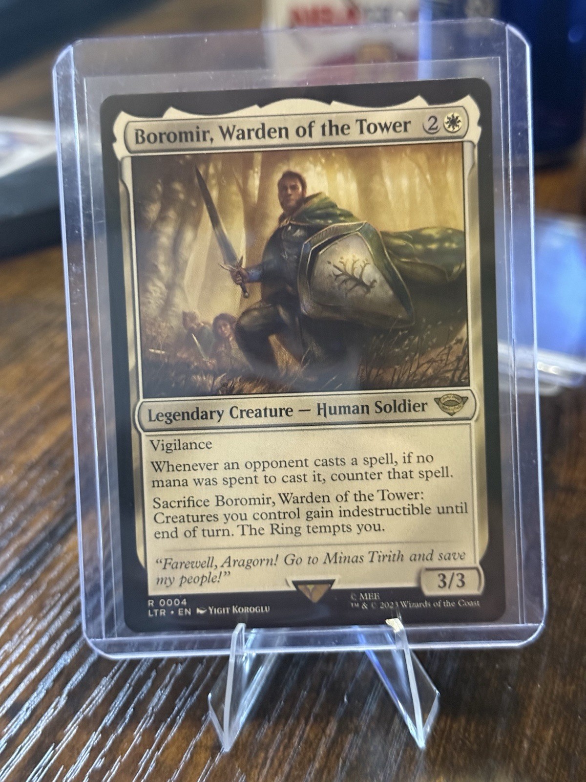 Boromir, Warden of the Tower Universes Beyond: the Lord of the Rings: Tales...