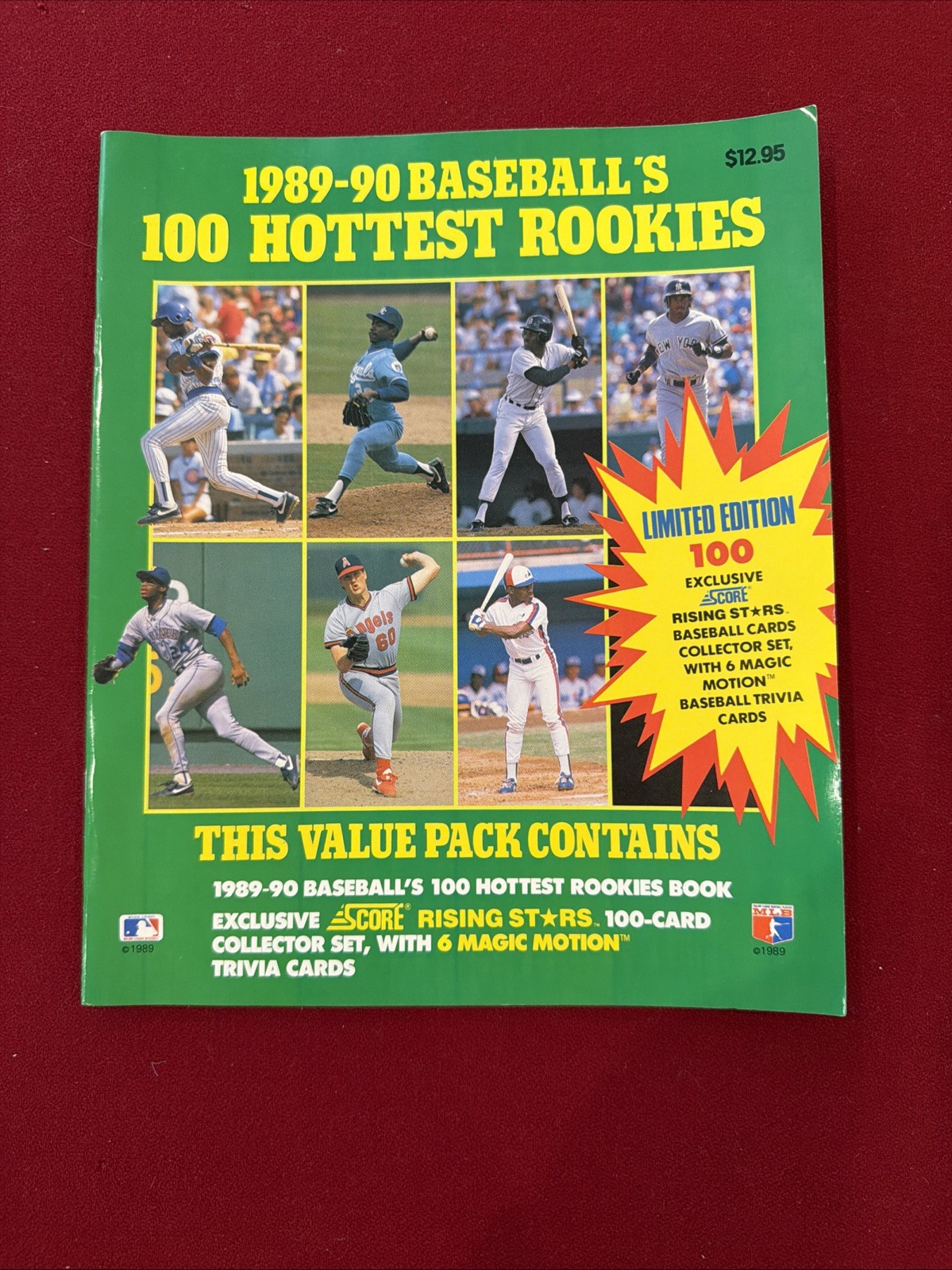1989-90 Score Baseball Baseball's 100 Hottest Rookies Book Album Guide Rookie 1989-90 Score Baseball Baseball's 100 Hottest Rookies Book Album Guide Rookie