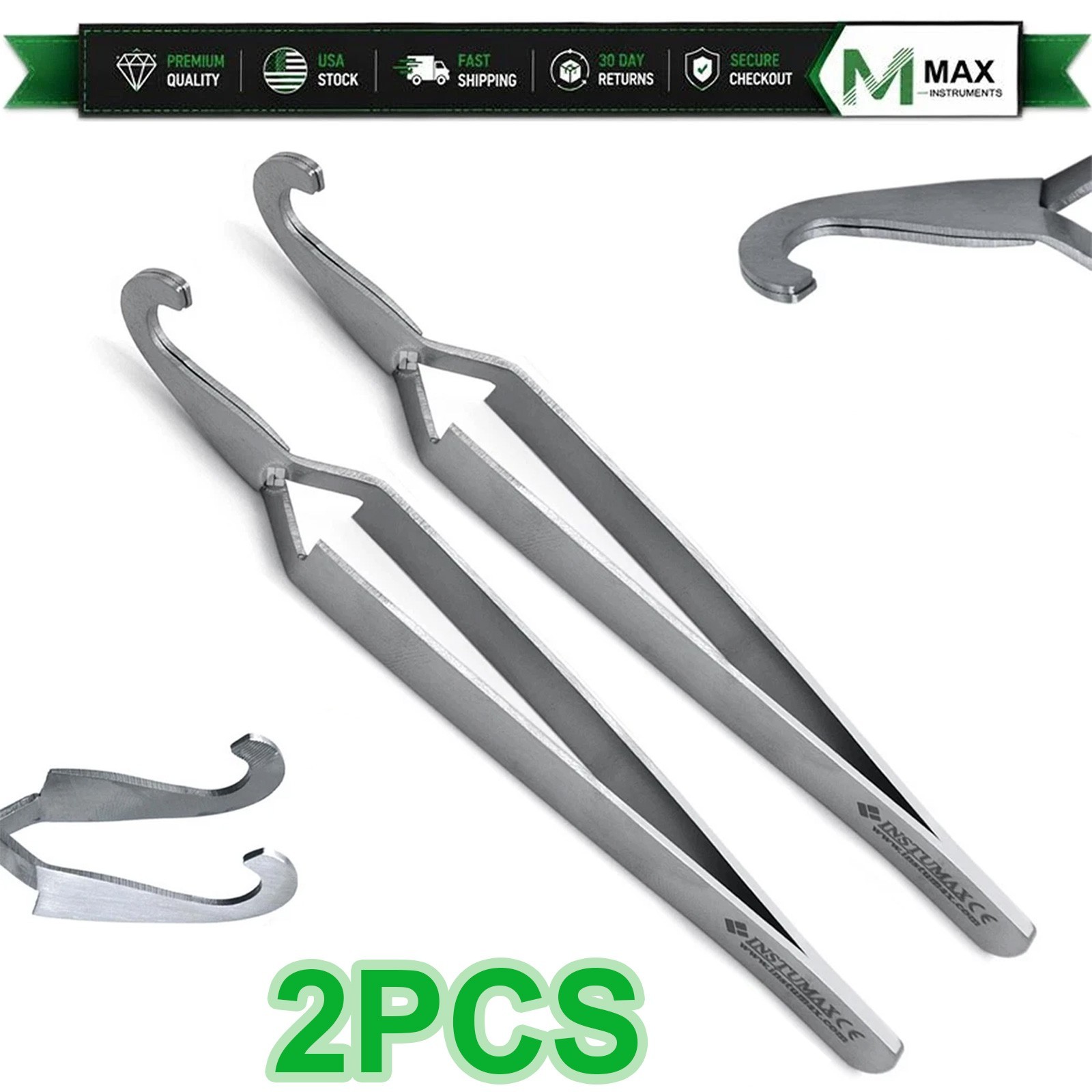Dental Direct Bracket Holder Orthodontic Bonding Serrated Instruments Tweezers