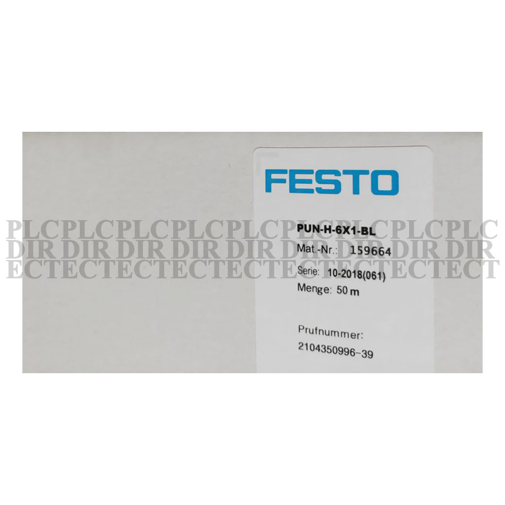 NEW Festo PUN-H-6X1-BL 197384 159664 Plastic Tubing Blue 50M
