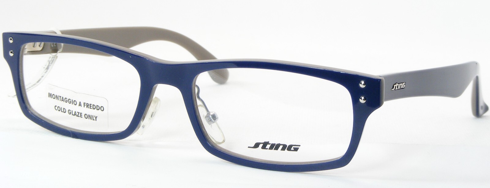 STING VS6510 COL.07SL BLUE /TAUPE RARE EYEGLASSES GLASSES FRAME 52-17-145mm