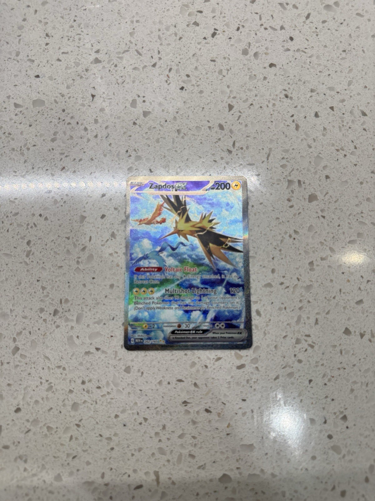 Zapdos ex 202/165 Sv: Scarlet & Violet 151 Holo