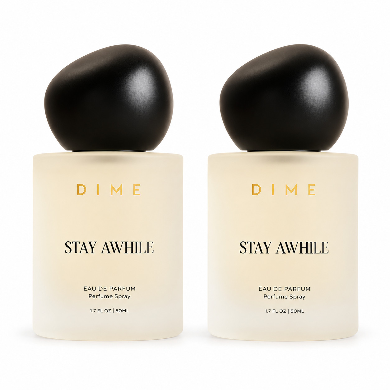 DIME Beauty Stay Awhile Eau de Parfum Spray 1.7 oz 50ml 2 Pack Perfume