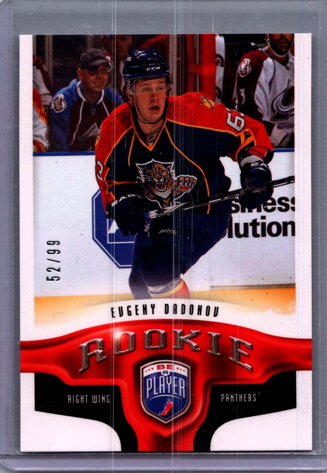 2009-10 Upper Deck Be A Player #357 Evgeny Dadonov RC #/99