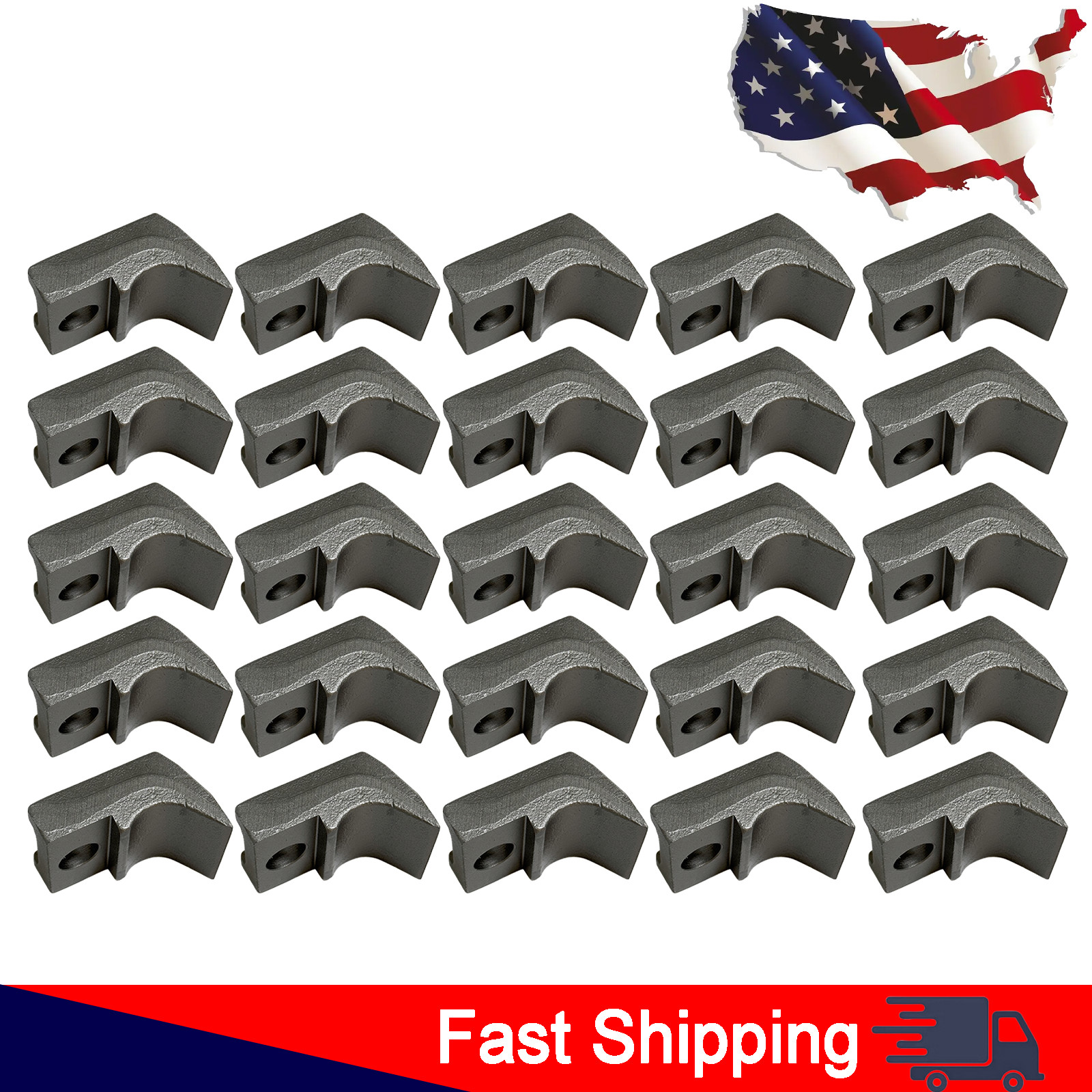 New 25× C/3 Teeth For FAE CAT Mulchers With C/3 Rotor 570-21233 US Stock