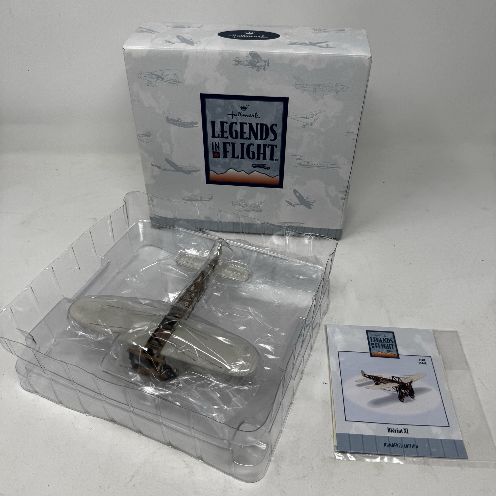 Vintage Hallmark Legends in Flight Bleriot XI Aircraft 1:48