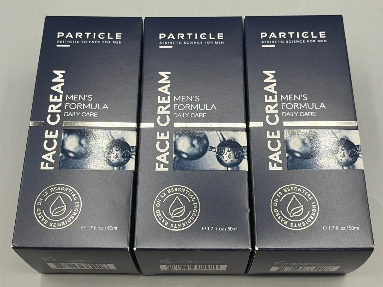 3 PCS Particle Aesthetic Science for Men Face Cream Men's Formula Daily Care