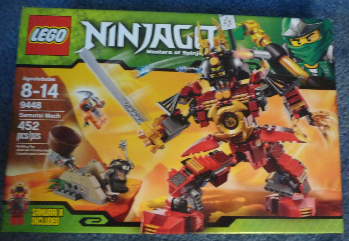 LEGO 9448 Ninjago Samurai Mech New Factory Sealed Bytar, Snike,  Samurai X 452\'s