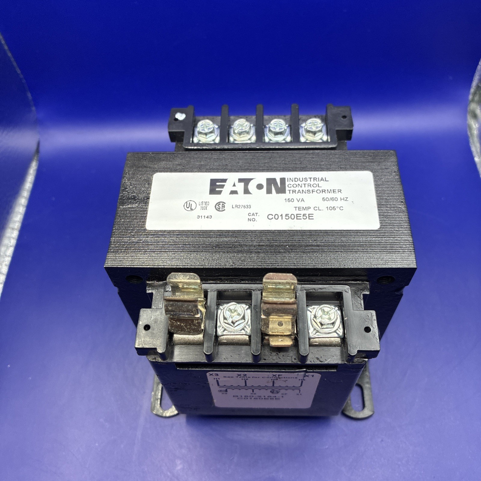 Eaton, Industrial Control Transformer, C0150E5E, 150VA 50/60Hz- B150-2154-1 NOS