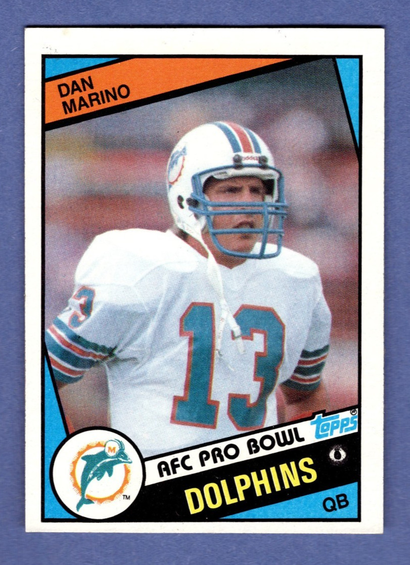1984 Topps #123 Dan Marino PB RC EXMT+ 12774 1984 Topps #123 Dan Marino PB RC EXMT+ 12774