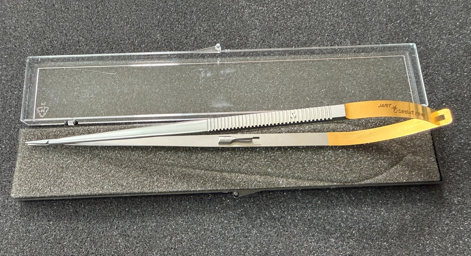 Jarit STARDUST 278-186 JacobNeedle Holder, w/Catch, Straight, 1.3mm, 9-3/8