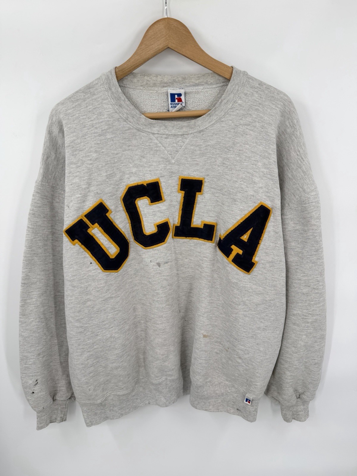 Vintage 90s UCLA Bruins Russell Athletic Crewneck Sweatshirt Size 2XL USA Made